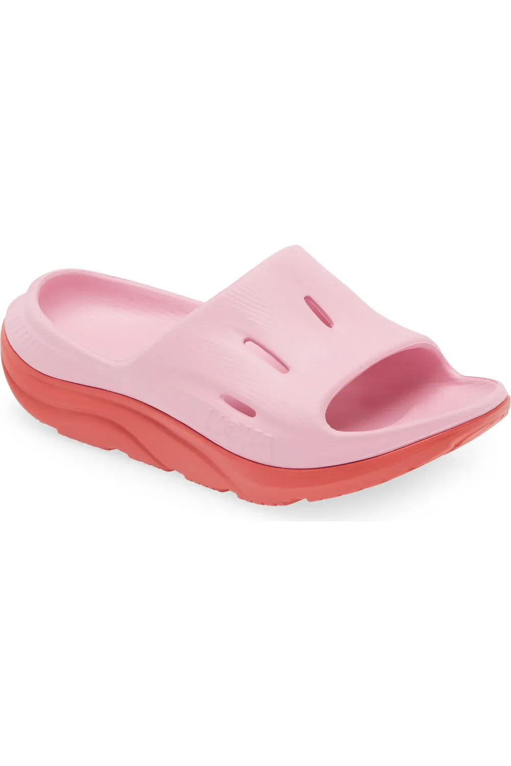 Детские сандалии шлепанцы с облачной амортизацией Ora Recovery Slide HOKA, Peony/Cerise