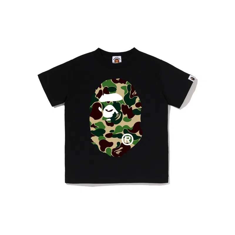 Детская футболка с круглым вырезом A BATHING APE, Black Bk M