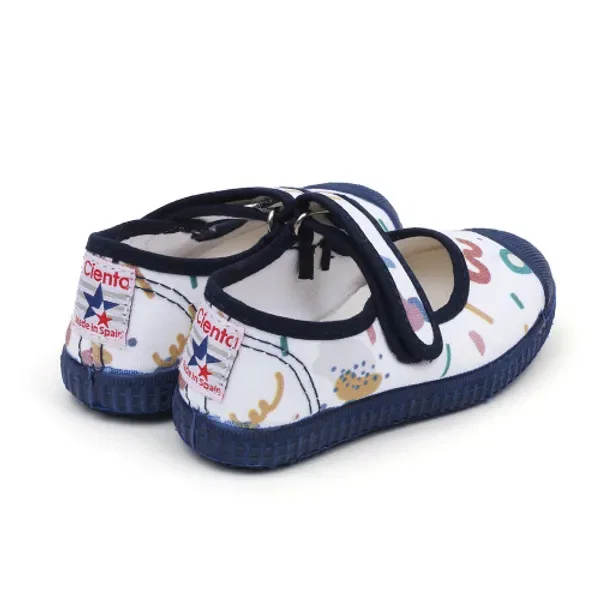 Кроссовки детские Mercedes Velcro Grafico Cienta Kids, Navy — фото 4