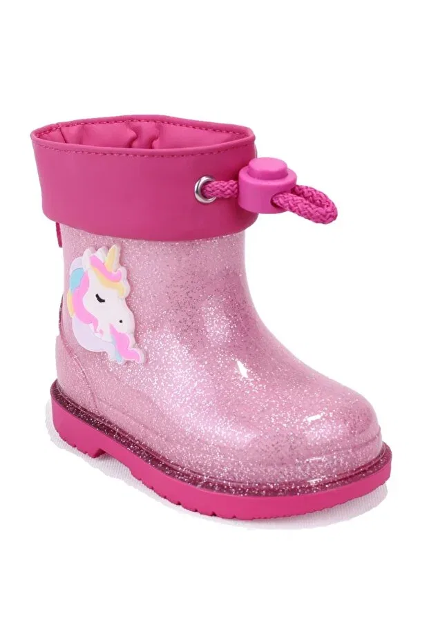 Детские резиновые сапоги для девочек с принтом Bimbi Unicornio Igor, Pink