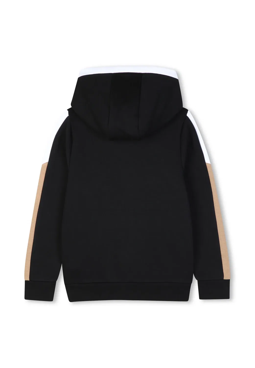 Кардиган с капюшоном для детей и подростков - толстовка на молнии Boss Kidswear, Black — фото 2