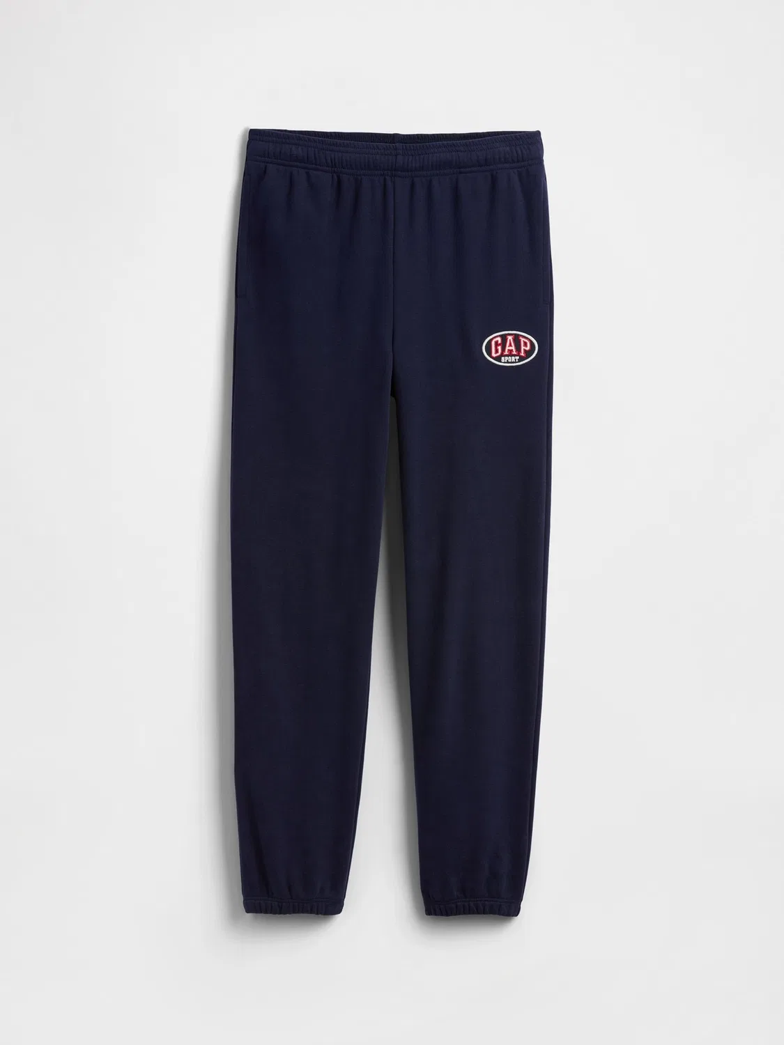 Джоггеры из французского трикотажа Vintage Soft Terry Sport Logo Gap, темно-синий — фото 4