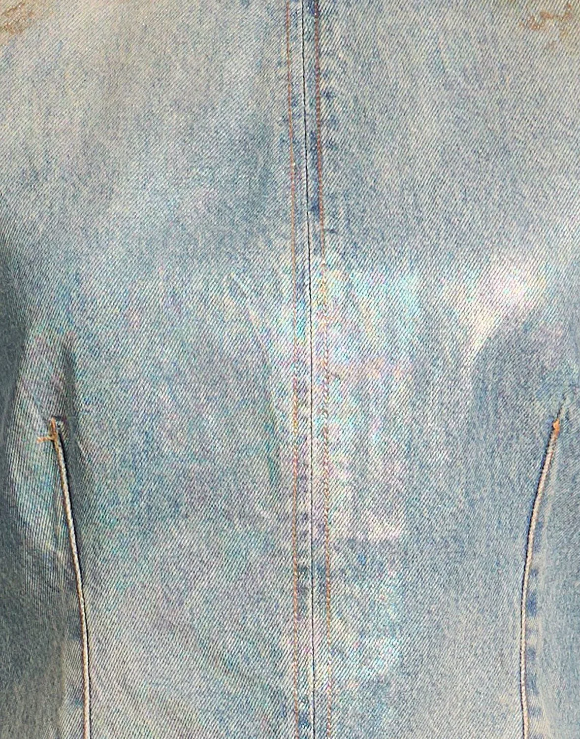 Женское платье-бодикон джинсовое Acne Studios, синий — фото 4