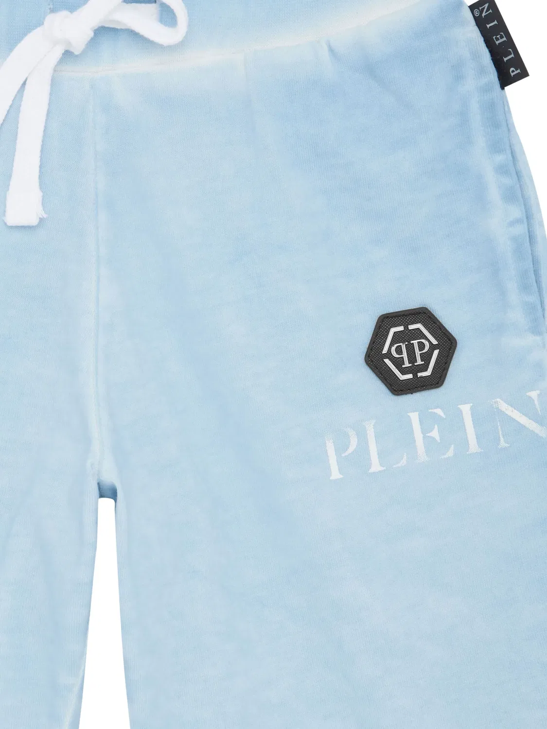 Philipp Plein Шорты Old Dyes Light Blue — фото 2