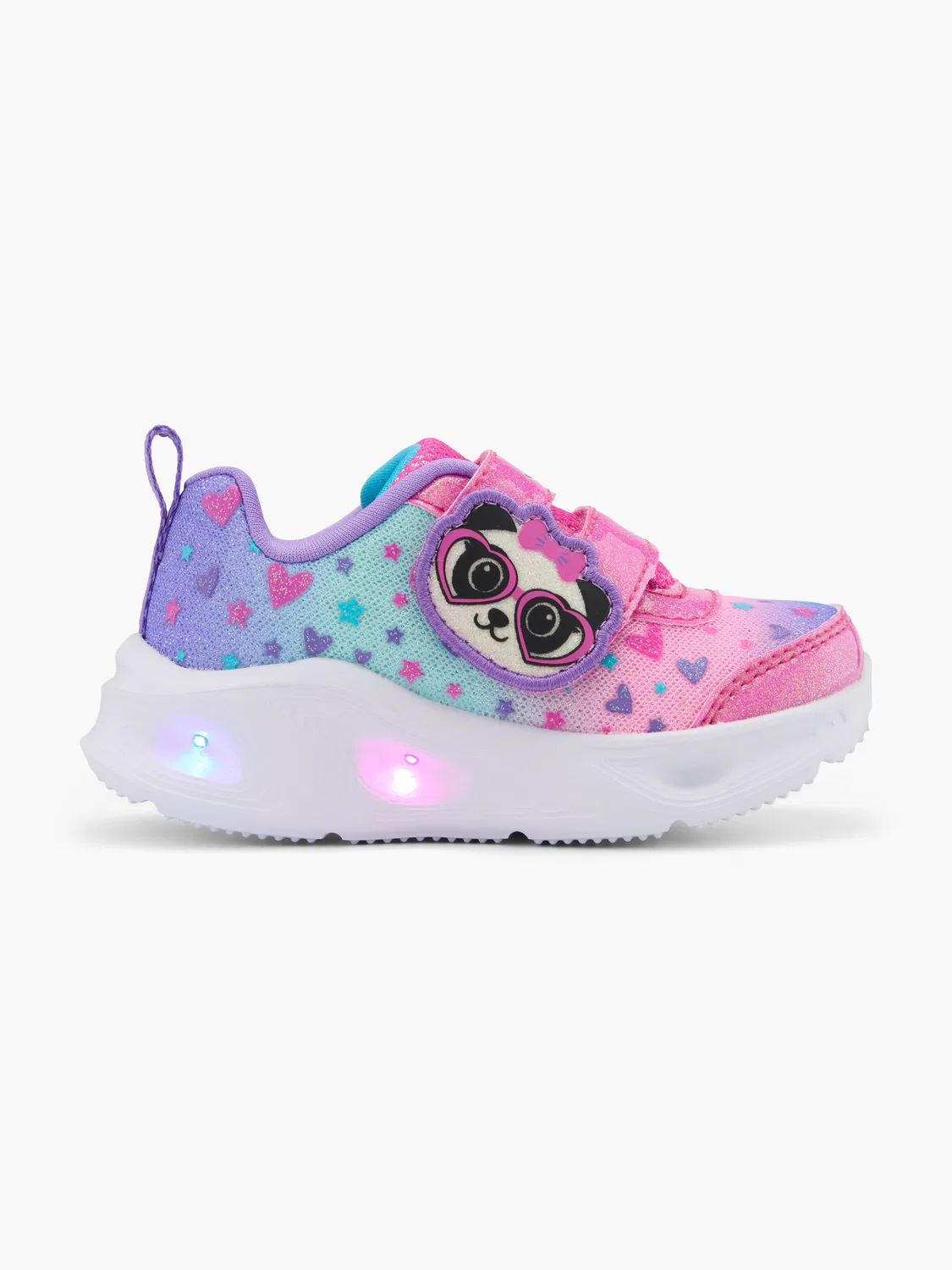 Детские кроссовки со светодиодами Skechers WAVE GLOW, розовый