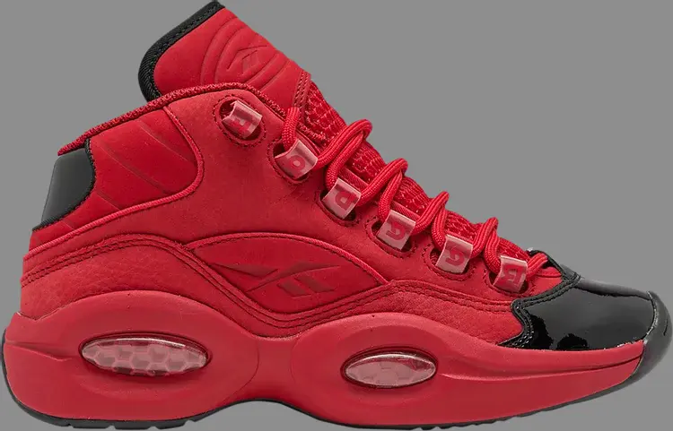 

Кроссовки question mid big kids 'heart over hype' Reebok, красный