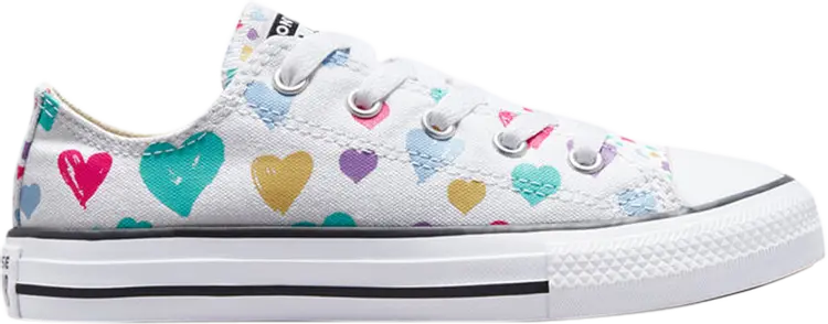 

Кроссовки Converse Chuck Taylor All Star Low GS Hearts, белый