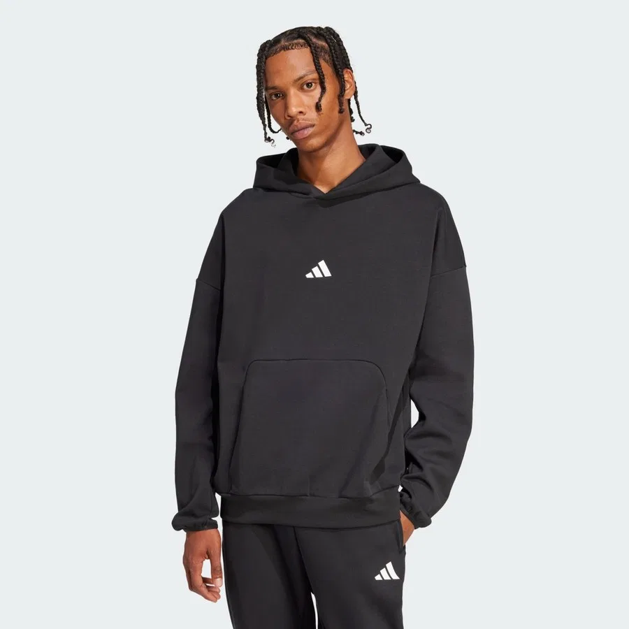Худи с капюшоном и длинным рукавом Future Icons Small Logo adidas, Черный