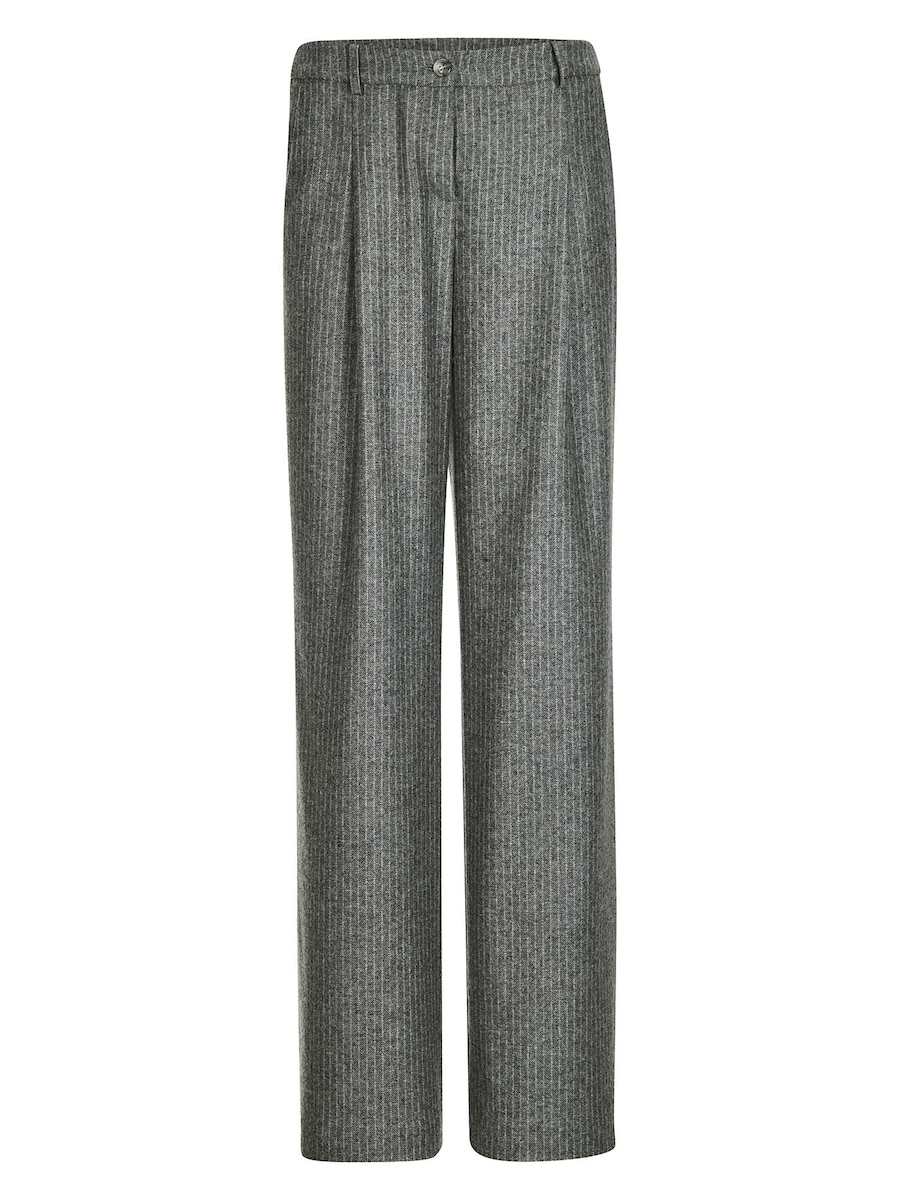 

Свободные брюки со складками спереди MADELEINE, Mottled Grey