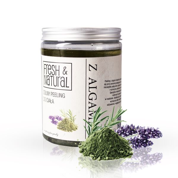 

Скраб для тела с водорослями и солью, 1300 г Fresh & Natural