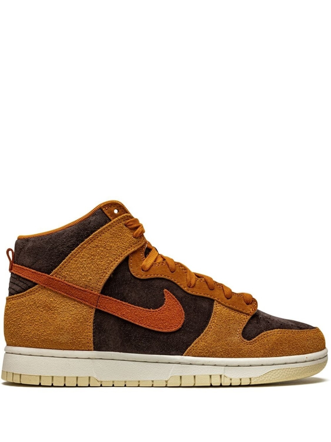 

Кроссовки Nike Dunk High PRM, коричневый/красный