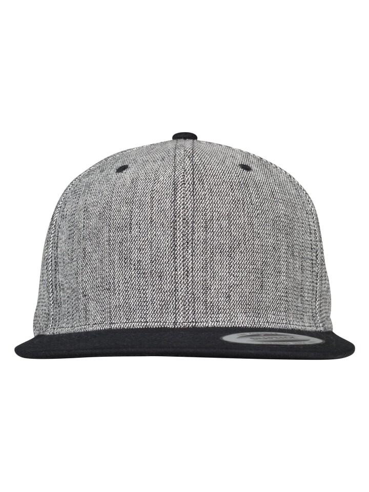 

Бейсболка Flexfit Snapback, цвет black melange/black