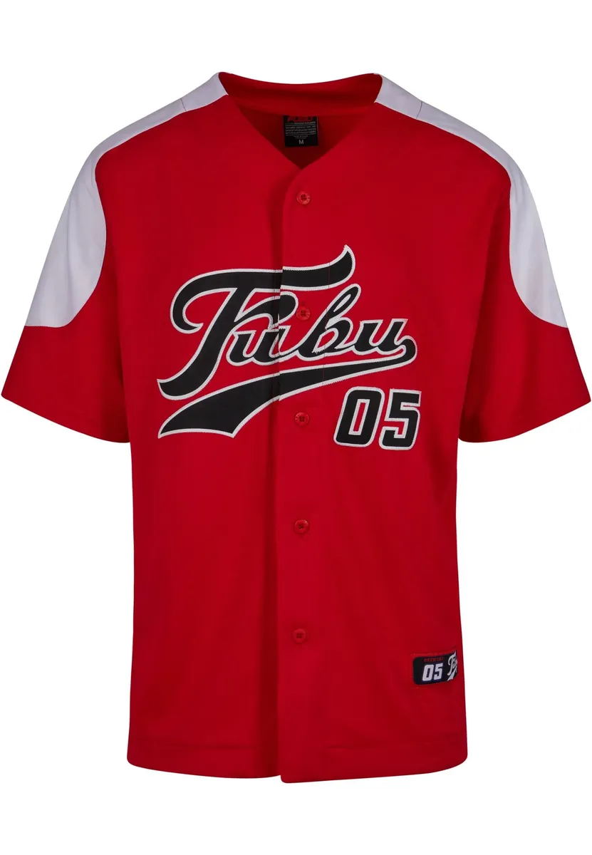 

Рубашка Fubu с короткими рукавами " Fubu Men's FM222-019-1 FUBU Varsity Block Baseball Jersey" (1 шт.), белый