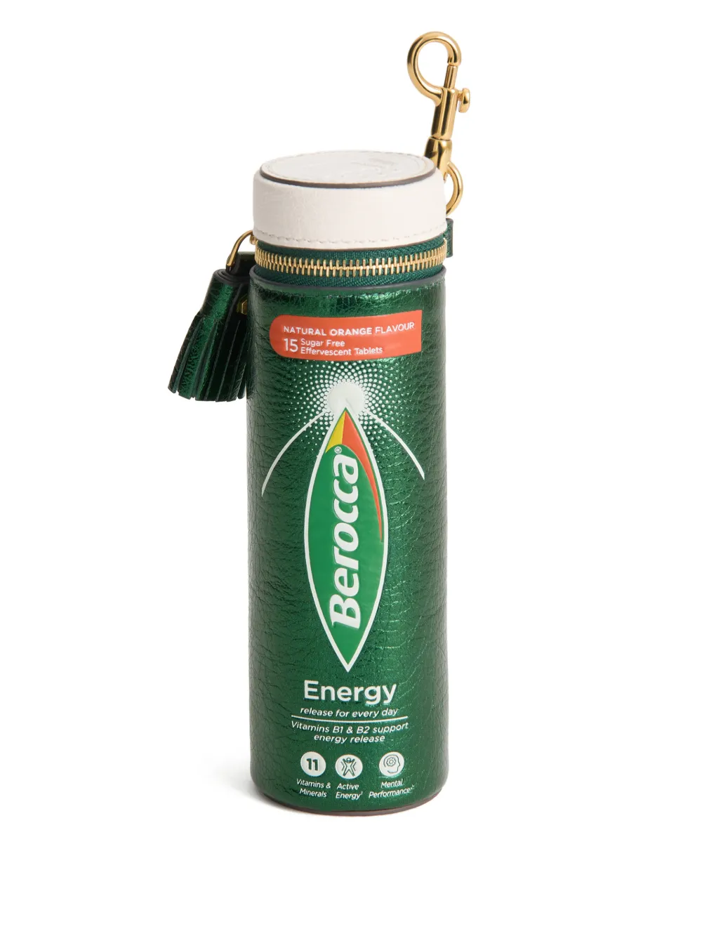 

Кошелек для монет Berocca с кисточкой Anya Hindmarch, зеленый