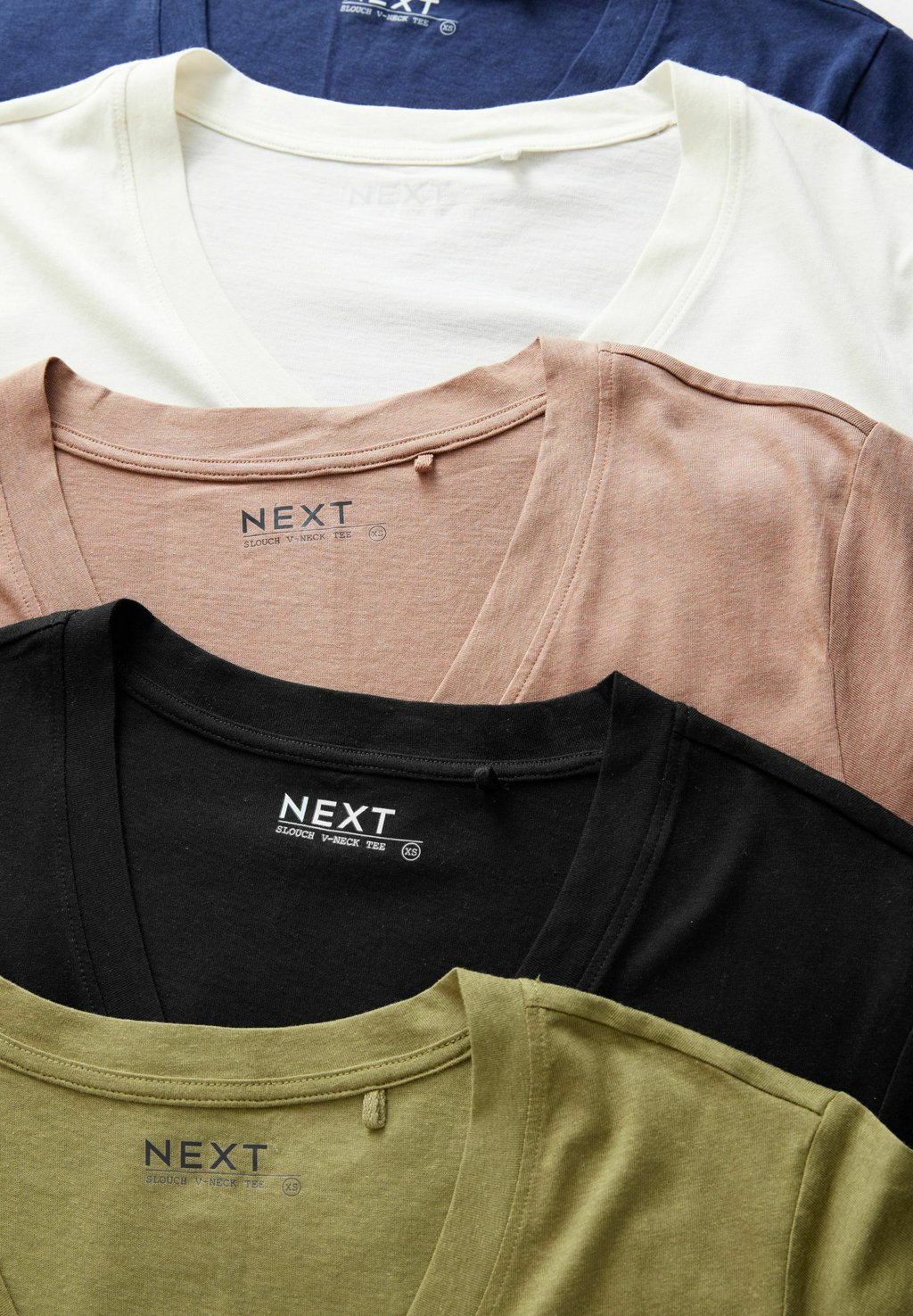 Базовая футболка SLOUCH 5 PACK Next, зеленый — фото 2