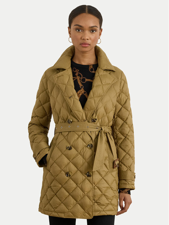 

Пуховик straight fit 297979514002 Lauren Ralph Lauren, коричневый