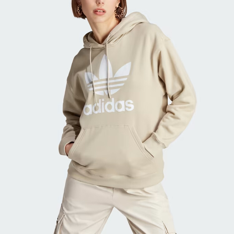 Свитшот Trefoil женский бежевый Adidas Originals — фото 2