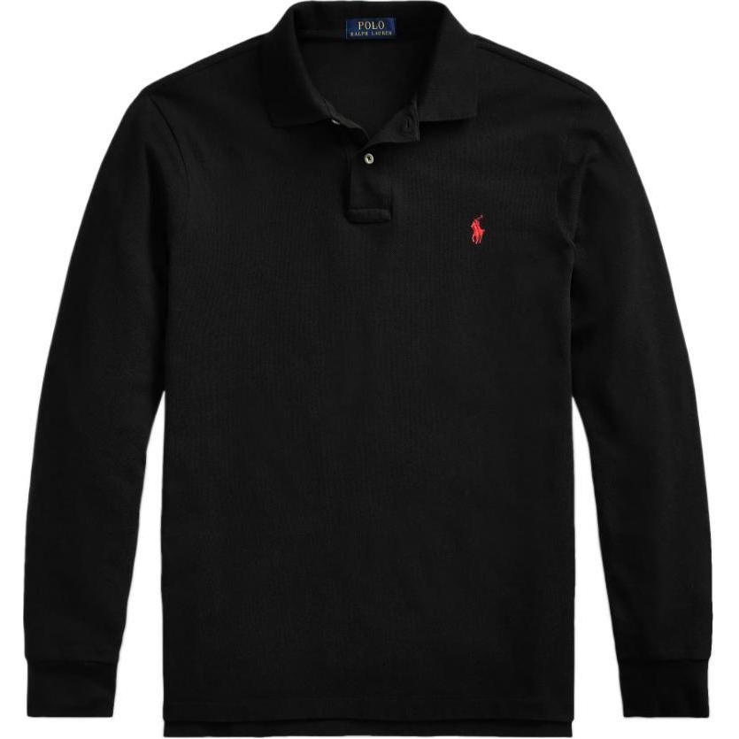 Футболка поло мужская черная FW22 Polo Ralph Lauren — фото 2