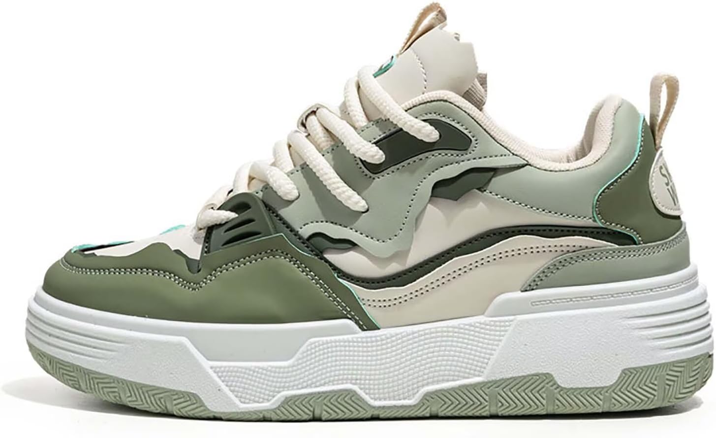 

Мужские повседневные кроссовки TERBOFIN низкие для прогулок, модные кеды для скейта, спорта, тренажерного зала и улицы, зеленый