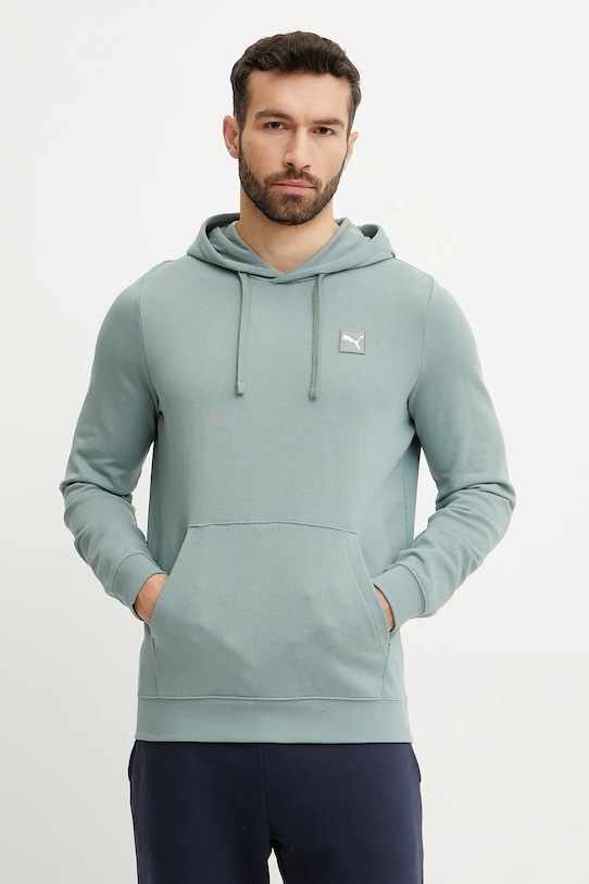 

Хлопковая толстовка Puma, зеленый