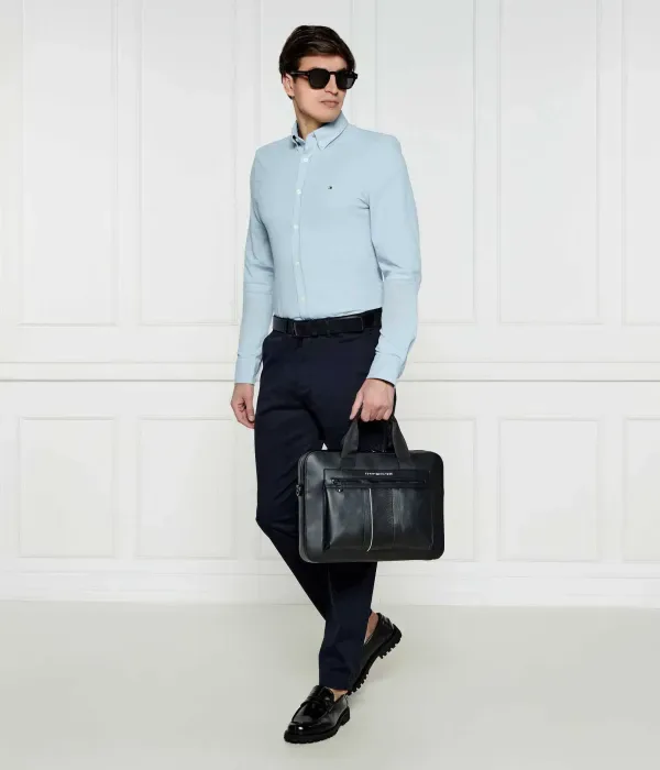 Рубашка slim fit Tommy Hilfiger, синий — фото 2