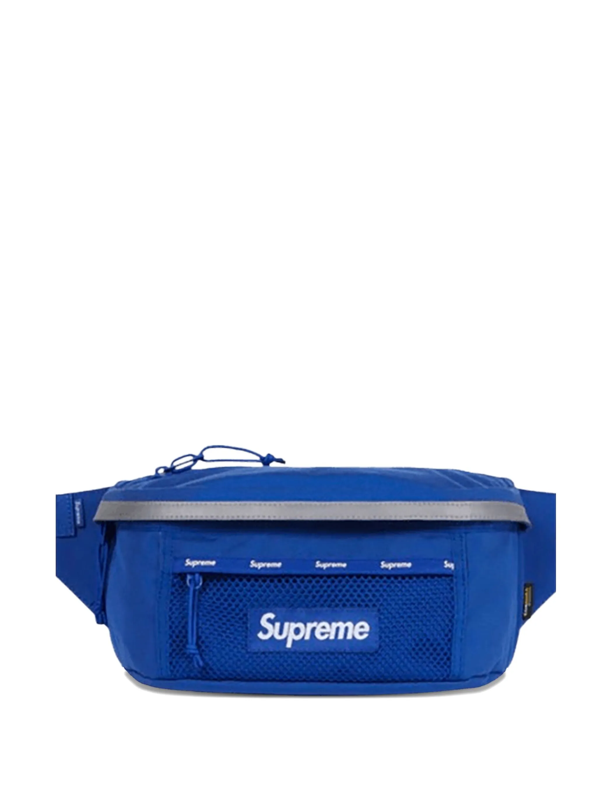 

Поясная сумка с нашивкой-логотипом Supreme, синий