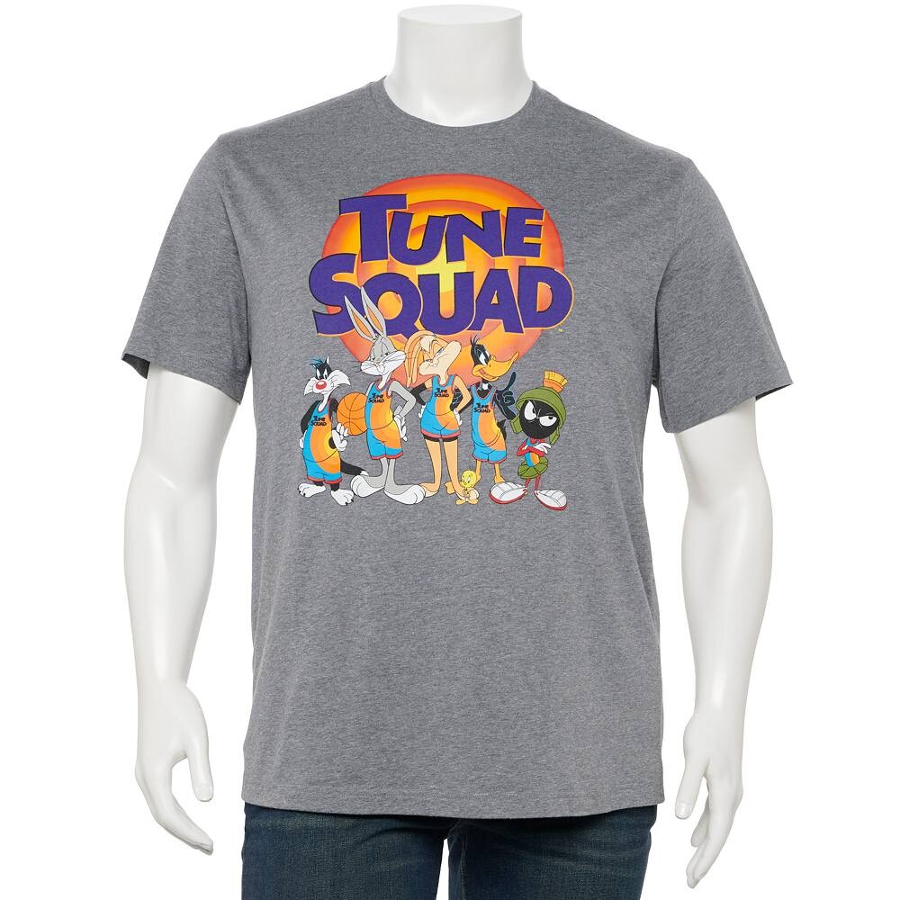 

Футболка Big & Tall Looney Tunes "Tune Squad" Licensed Character, цвет Graphite Heather