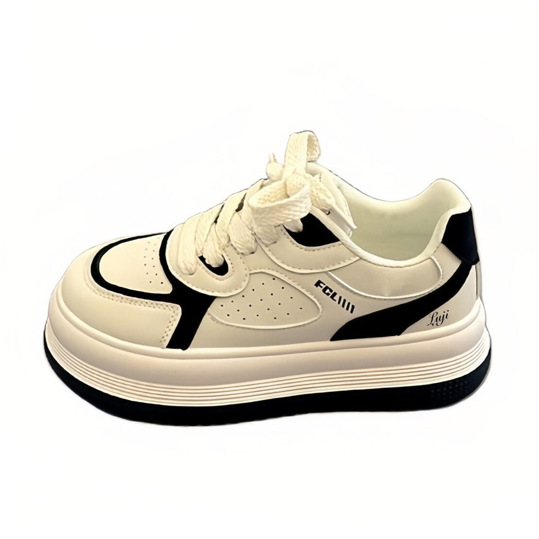 

Кроссовки Luji Skateboard Women's Low-Top, бежевый/черный