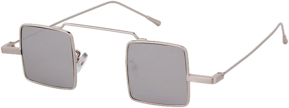 

MUTYNE Маленькие квадратные солнцезащитные очки для мужчин, модные, тонкие, с металлической оправой, в стиле ретро, ​​стимпанк, солнцезащитные очки для женщин, черные, C3