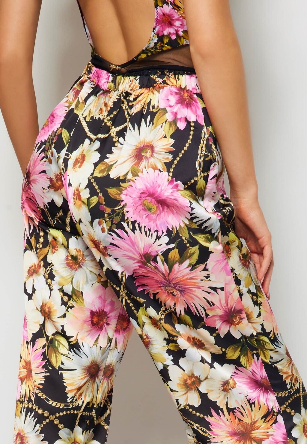 

Брюки BLUMENMUSTER Guess, розовый