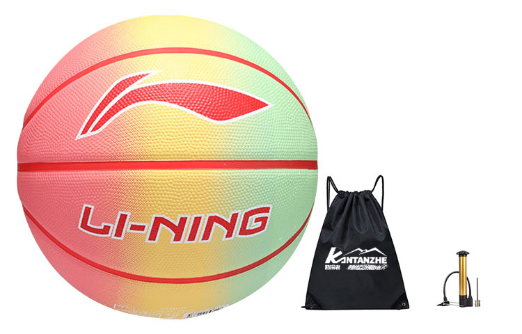 

Универсальный баскетбольный мяч для детей LiNing Indoor Outdoor Size 5 оранжевый резиновый
