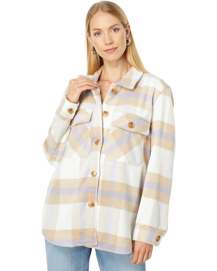 

Блейзер Blank NYC Plaid Shirt Jacket in Trail, цвет Trail Blazer