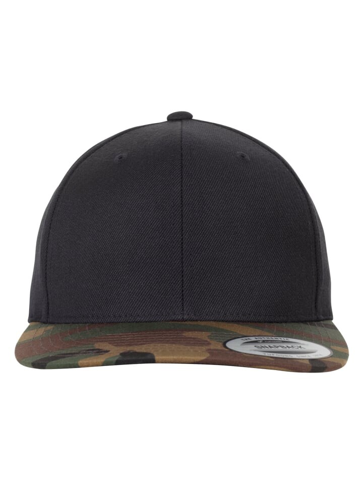 

Бейсболка Flexfit Snapback, цвет blk/green camo