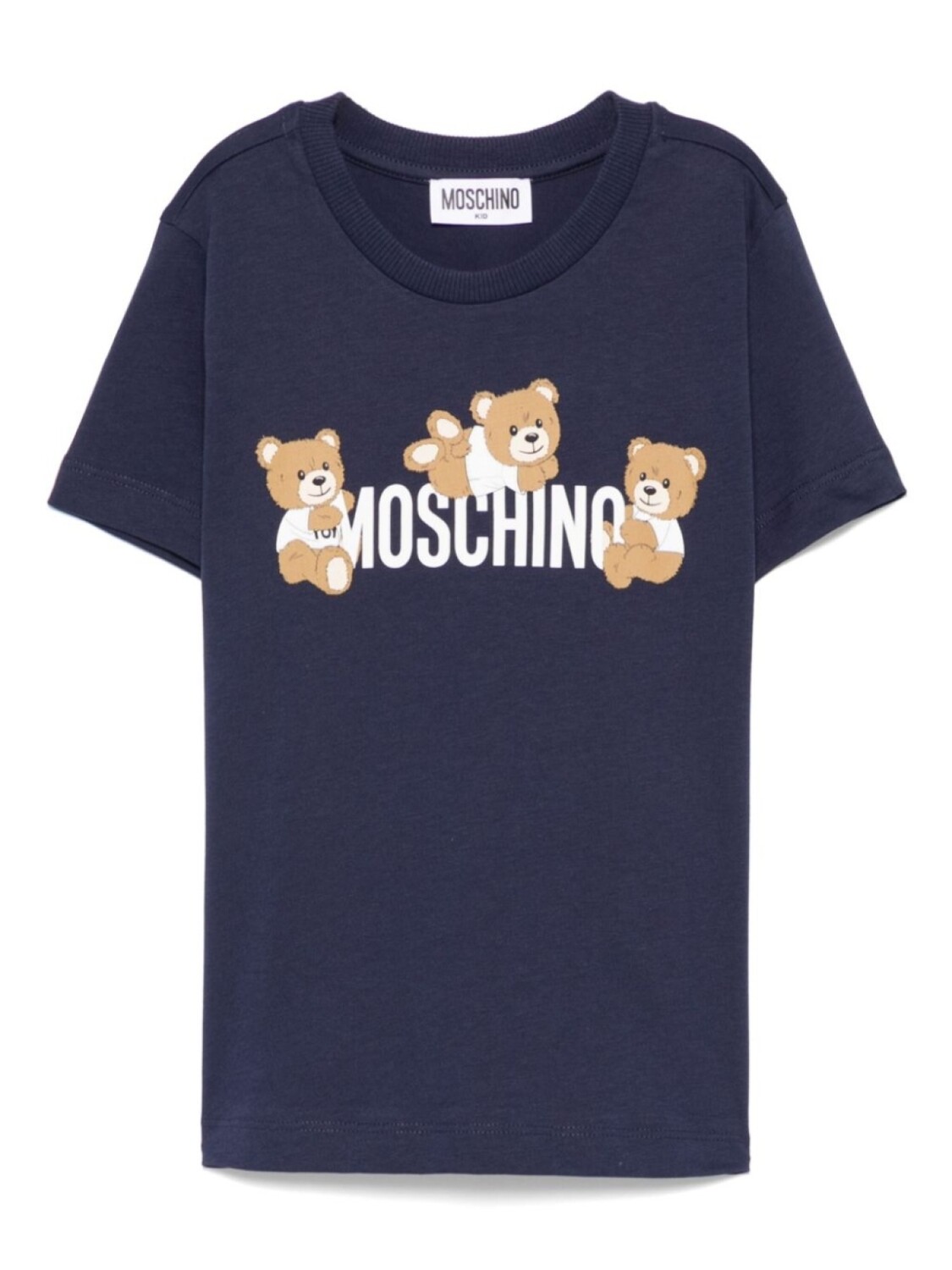 

Moschino Kids футболка с принтом Teddy Bear, синий