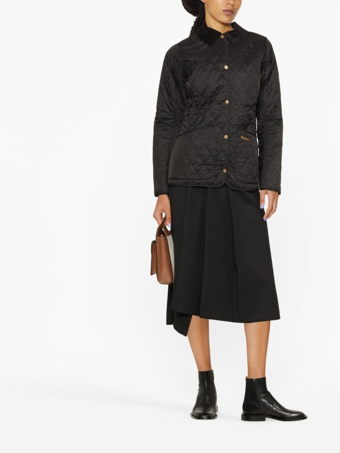 

Barbour стеганая куртка Annadale, черный
