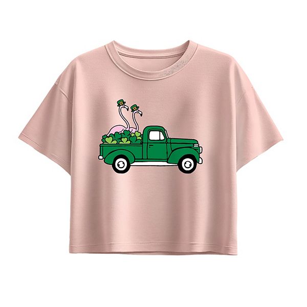 

Футболка с принтом flamingo truck для девочек 7-16 лет Licensed Character, Light Pink