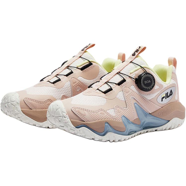 FILA KIDS Детские кроссовки с низким верхом, устойчивые к истиранию, фиолетово-розовые, для подростков — фото 4