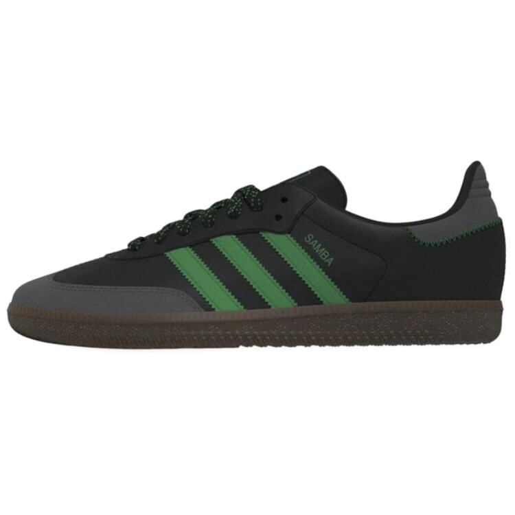 

Кроссовки Adidas Samba OG Black Green Women's, коричневый