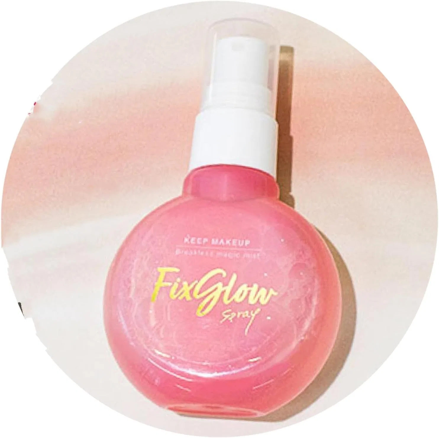 Фиксирующий спрей для макияжа Glow Spray с ароматом цветов, 50 мл