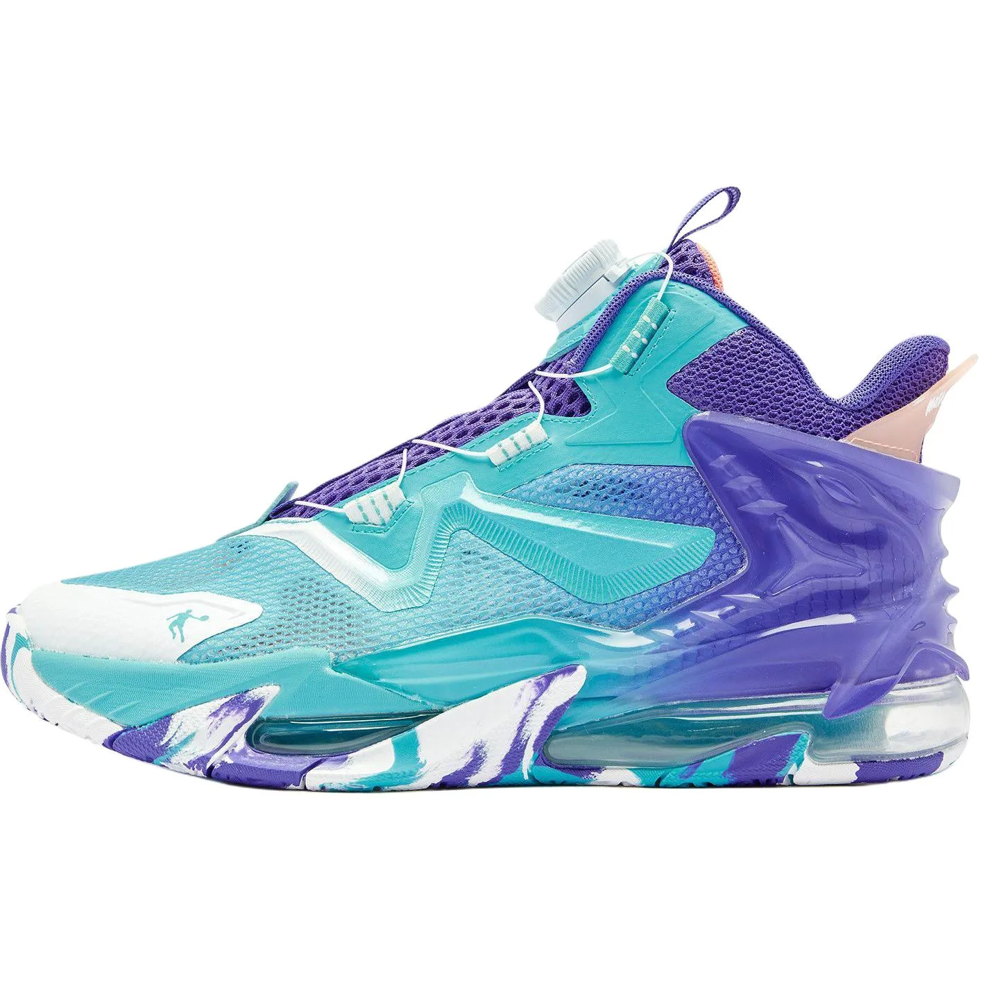 Детские баскетбольные кроссовки Unisex QIAODAN, Dreamy Blue/Dawn Purple