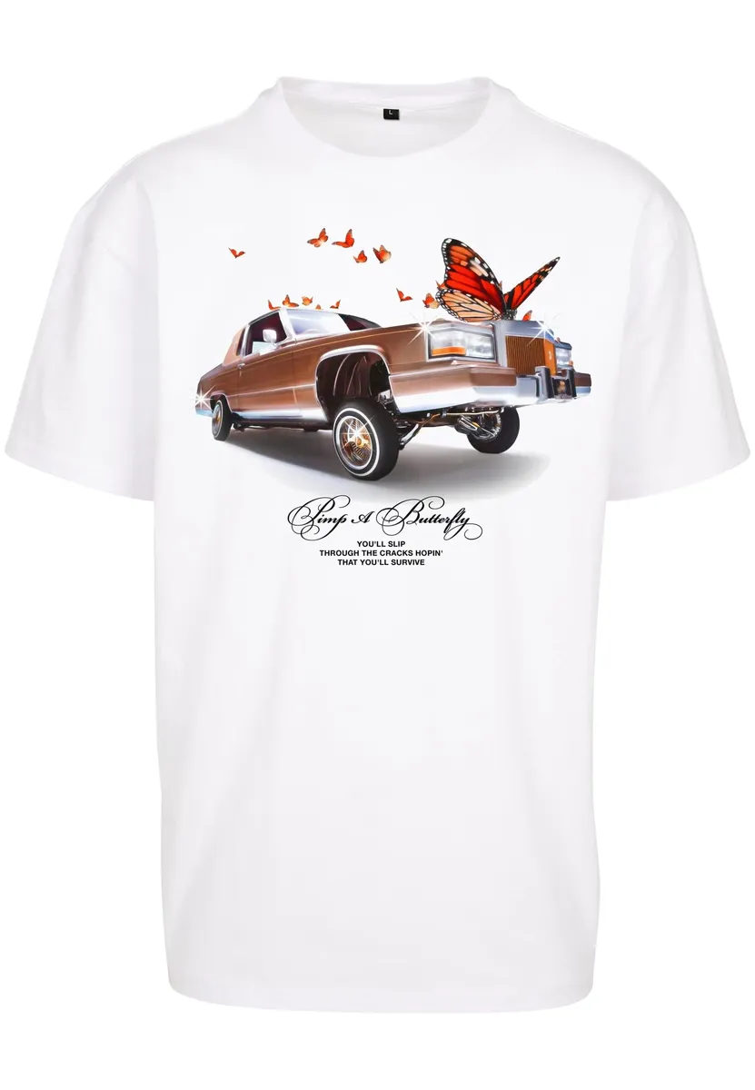 

Футболка Upscale by Mister Tee "Upscale by Mister Tee Футболка унисекс Pimp a Butterfly Oversize ", белый