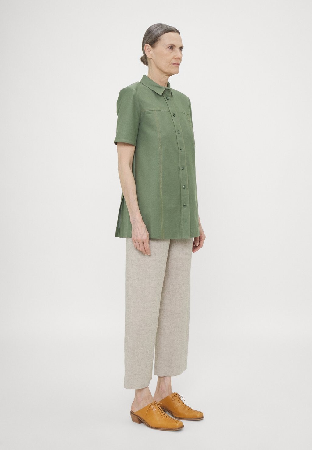 

Рубашка Rea Max Mara, шалфейно-зеленый