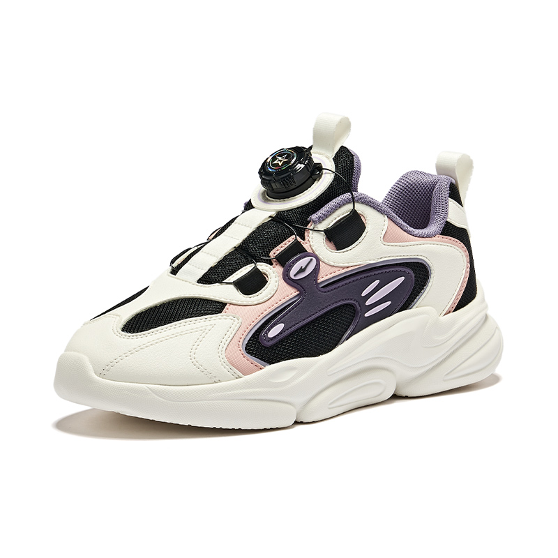 ERKE KIDS Lifestyle Shoes Microcrystal White/Jet Black Kids' — фото 4