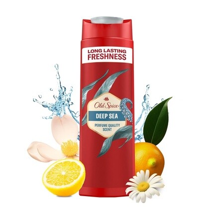 

Old Spice Deep Sea 3-в-1 гель для душа и шампунь для мужчин 250 мл Pantene