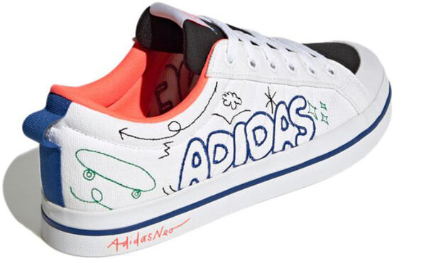Кроссовки neo bravada повседневная обувь Adidas, белый — фото 4
