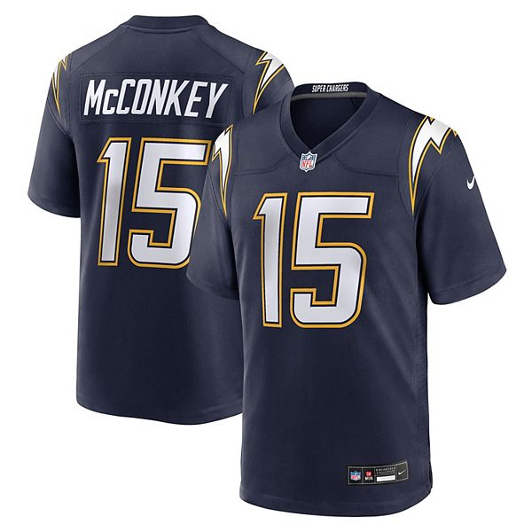 Мужская футболка Ladd McConkey Los Angeles Chargers Super Chargers Nike — фото 2