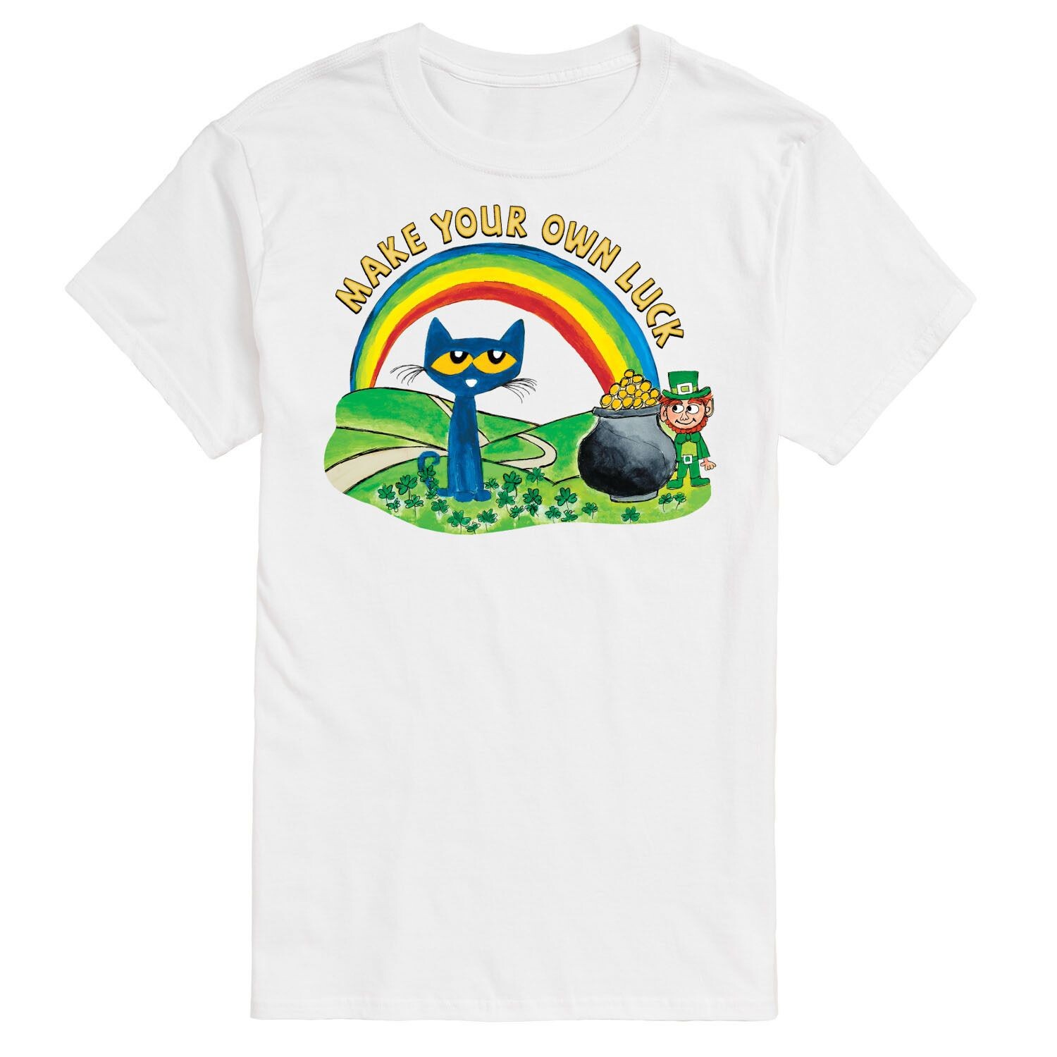 

Мужская футболка Pete The Cat Pot of Gold Licensed Character