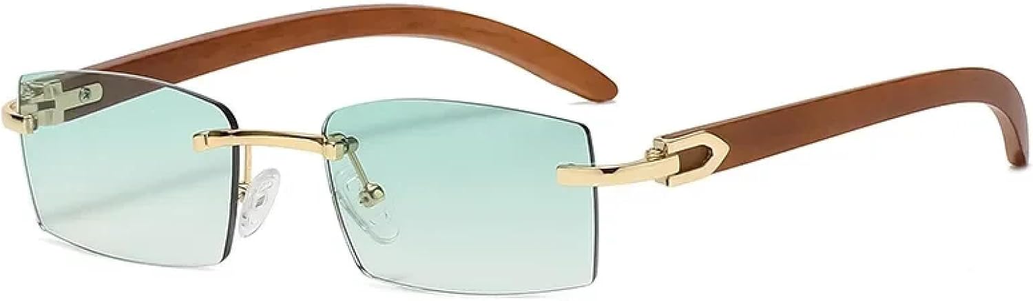 

Солнцезащитные очки с защитой от УФ-излучения UV400 | Легкая оправа | Для женщин и мужчин | Для занятий спортом на открытом воздухе и вождения DSVIGF, Gold Gradient Green