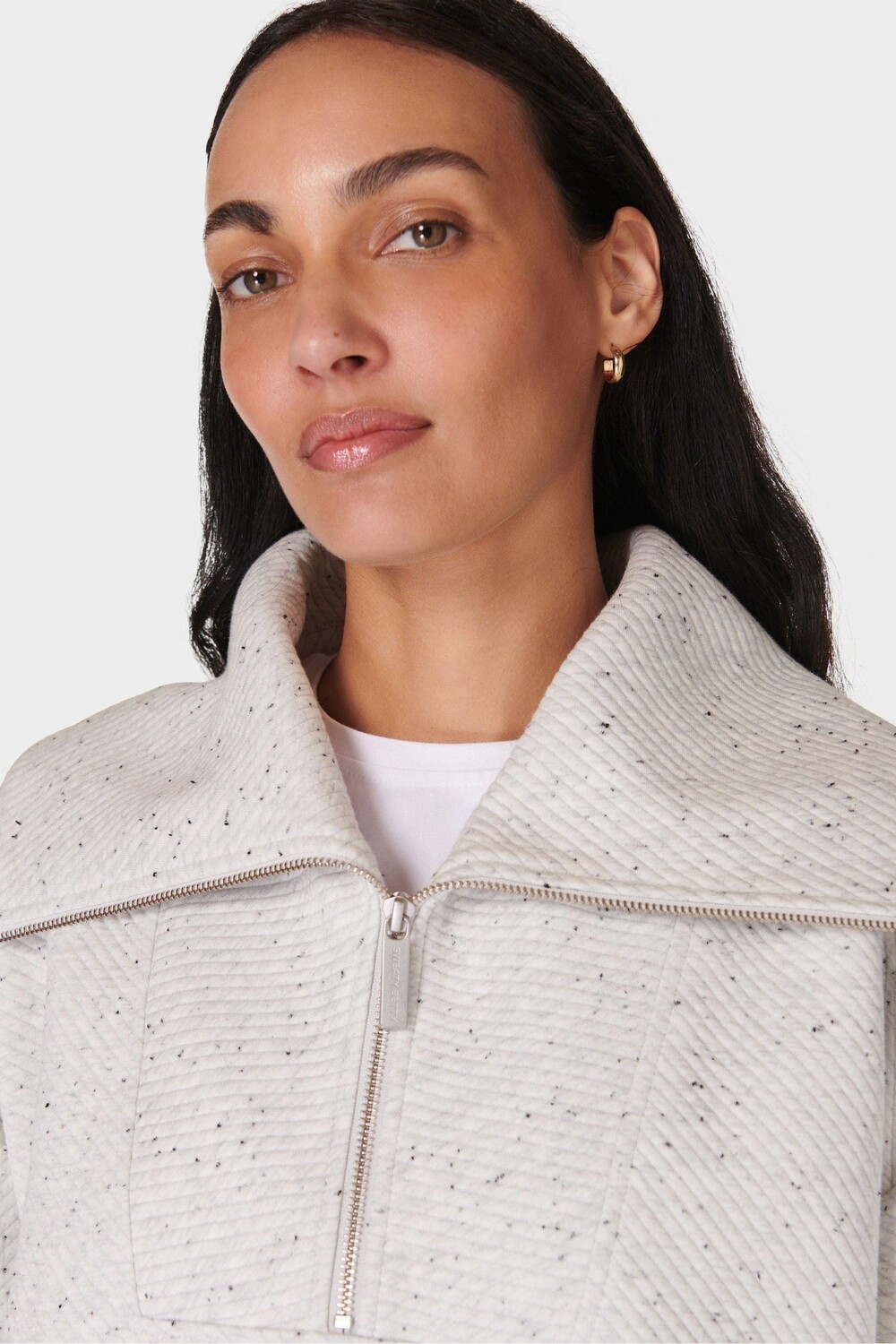 

Толстовка Radiant с застежкой молнией на половину длины Sweaty Betty, серый