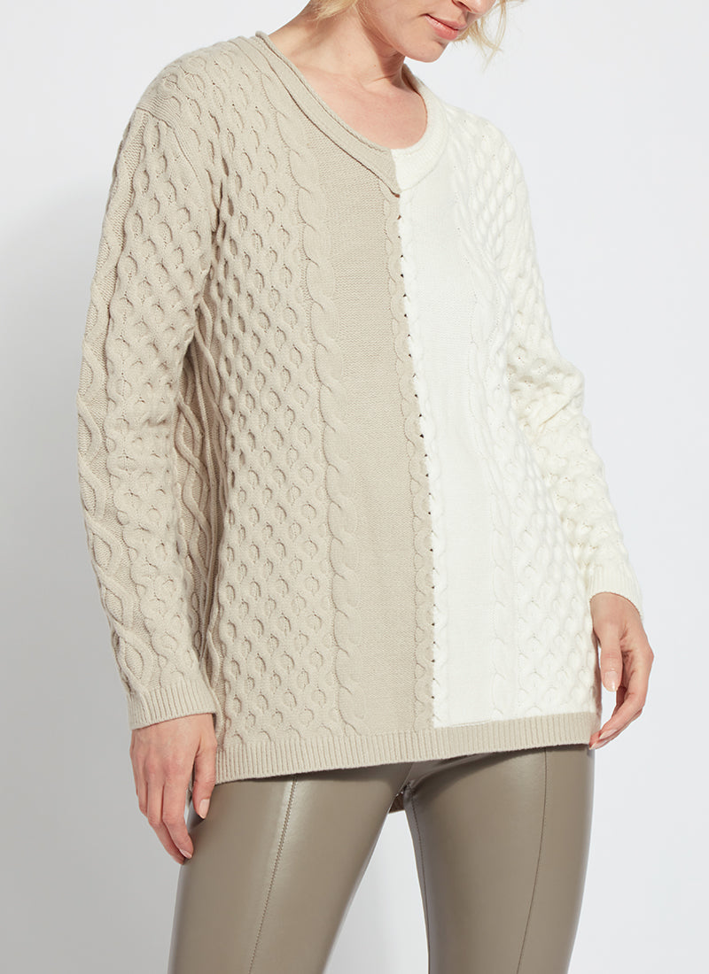

Свитер Harlow с V-образным вырезом Lysse, цвет simply taupe